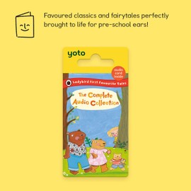 Yoto Ladybird First Favourite Tales – Kids Audio Card for Use with Yoto Player & Mini All-in-1 Audio Player, Educational Screen-Free Listening with Fun Stories for Playtime, Bedtime & Travel, Ages 3+