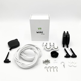 VR Wire II Endgame - The Ultimate VR Cable Management Pulley System, Feels Wireless in a 12 x 12 ft. Playspace (Black)