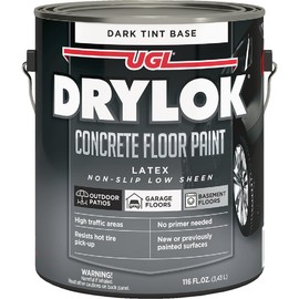 Drylok 43813 Concrete Floor Paint, Non-Slip Dark Tint Base, Gallon - Quantity 1