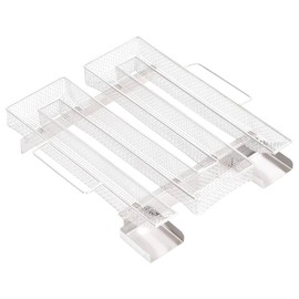 vidaXL Cold Smoke Generator, 4-Sided Cold Smoke Generator with Handles, Cold Smoke Generator for Grills Smoker Oven, Smoke Generator Smoking Snail, 22.5 cm Stainless Steel