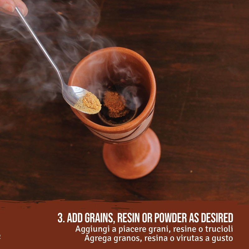PALOSANTO - Charcoal Holder - Ideal to use inside the