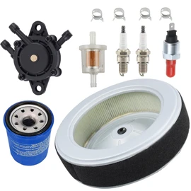 GX630 GX690 Air Filter Compatible with Honda GX630R GX660 GX660R GX690R GX630RH Engine Generator with Oil Filter Fuel Pump Spark Plug Kit Replaces # 17210-Z6L-010