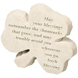 Kay Berry 88620 A Sunbeam to Warm.Shamrock Memorial Garden Stone, Multicolor