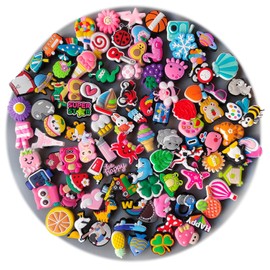30, 50, 100pcs Random Shoe Charms for Boy Girls Women Men, Cool and Sweet Shoe Decoration Charms for Shoe Decoration Accessories | Waterproof PVC Material (Different 30 Pcs)