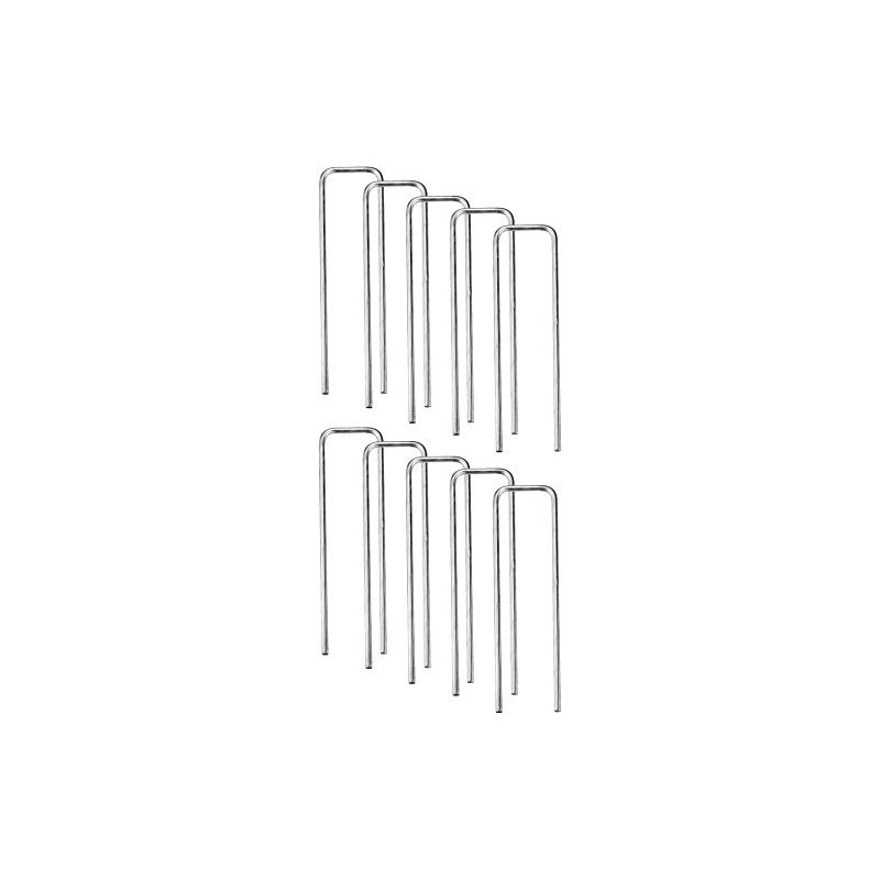 Connex LOR78835 Metal Tent Pegs 10 cm Galvanised Pack of