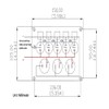 5 Gang Switch Panel, Litesort 12V 24V Inline Fuse Box