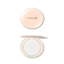 SHEGLAM Magic Veil Setting Powder Pressed Finishing Powder Waterproof&Oil Control,Moisturizing and non-drying Setting-Alabaster