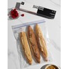 2 Pack 50 Count 2 Gallon Double Zipper Food Storage