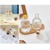 2PCS 50ml/1.7oz Empty Clear Glass Diffuser Bottle Diffuser Jar with