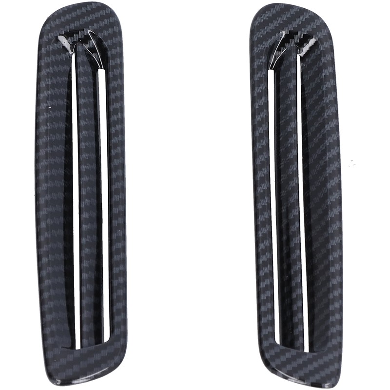 Front Upper Air Vent Trim Carbon Fiber Style Decor Replacement