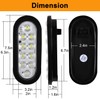 Traberm 6 Pcs 6" Inch Oval LED Trailer Tail Lights