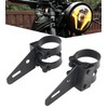 PKEDUO 52mm Motorcycle Headlight Brackets 2-2.16inch Fork Tube Mount Brackets