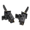 vhbw 2 x Carbon Brushes Motor Carbon Abrasive Carbon 5