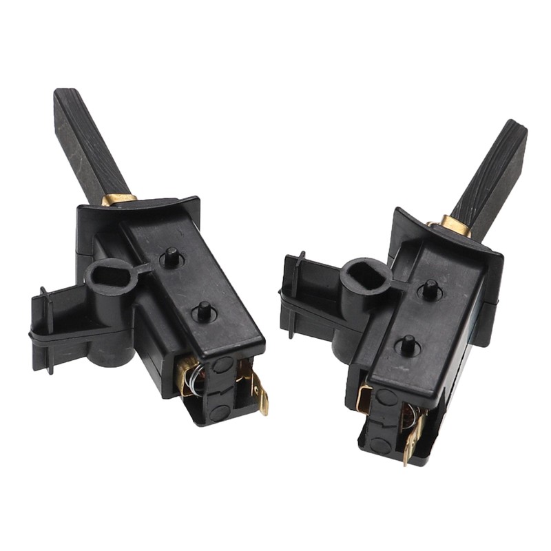vhbw 2 x Carbon Brushes Motor Carbon Abrasive Carbon 5