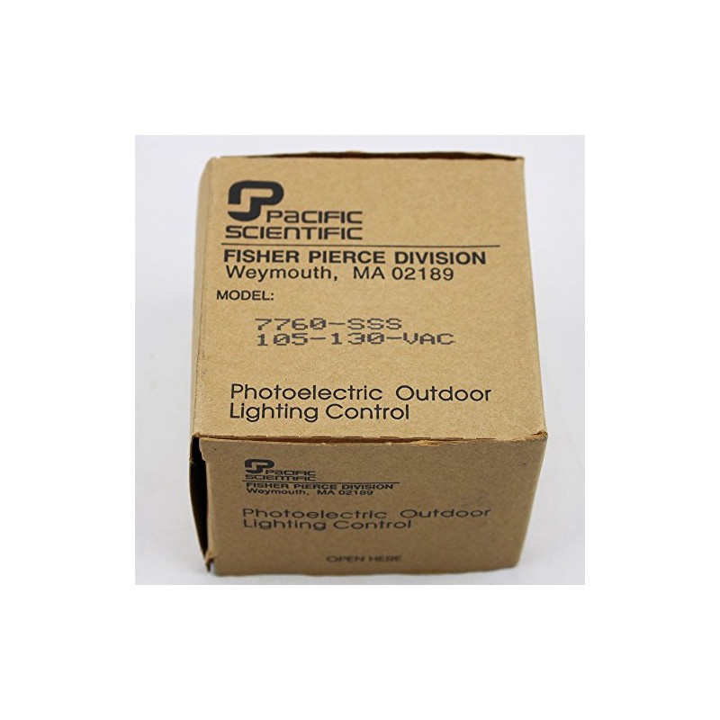 Fisher Pierce 7760-SSS Photoelectric Outdoor Lighting Control 105-130 VAC, Gray