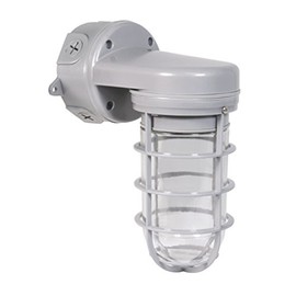 FEIT S10VWM/850/GRY 800 Lumen 5000K LED Vapor Wall Mount