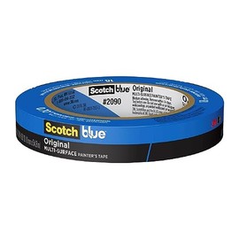 Scotch-Blue Cinta Masking Azul de 3M, 18 mm x 54.8 m, 1 rollo, El masking azul de 3M para pintores exigentes
