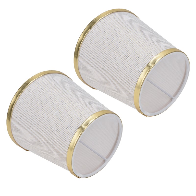 2PCS Fabric Lampshade European Style Lamp Shade for E14 Screw
