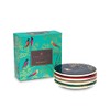 Sara Miller London Set of 4 Ceramic Coasters Gift Boxed,