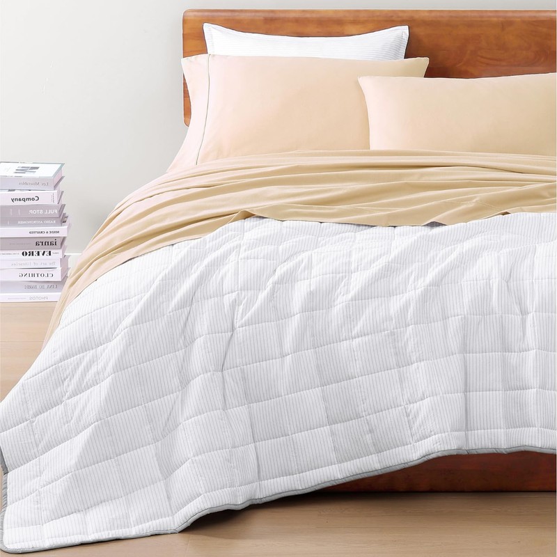 LANE LINEN King Size Bed Set - 4 Piece 100%