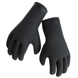 EVOTRIC Surf Gloves, Surfing Skin Gloves, 0.08 inch (2 mm), Men's, Women's, Wet Suit, Thermal, Brushed, Japanese Standard, Far Infrared Treatment, Black Logo, XS Size