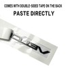 Car Head Fender Letter Decoration Stickers Black Veloce Label for