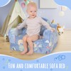 Thick Comfy Toddler Chair and Couch for Kids,2-in-1 Soft Plush
