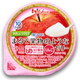 Gentle and Easy Care Fruit Like Jelly, Apples, 2.4 oz (60 g) x 12 Pieces (UD Class 3)
