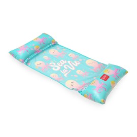 Legami - Inflatable Hammock, Floating Hammock for Pool, Inflatable Lounger, Supports up to 80 kg, Mattress Hammock Sea, 74 x 135 cm