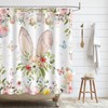 APROPHIC Shower Curtain Spring Easter Bunny Rabbit Shower Curtains 180