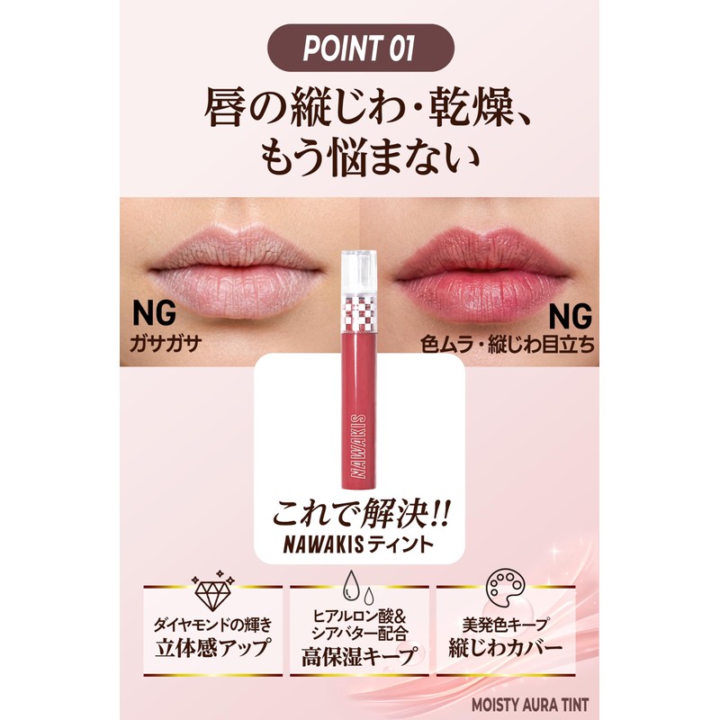 [Supervised by Wonjongyo] NAWAKIS #3 [Unprecedented Plump Tint Lip] TWICE