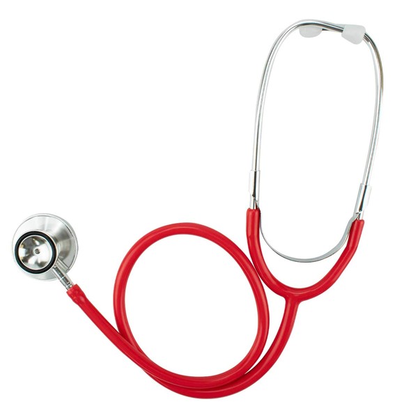 TRIXES Red Stethoscope for Fancy Dress Doctor Costume Accessory and