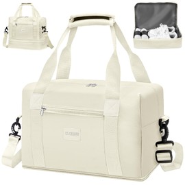 CS COSDDI Designed for Ryanair Cabin Bag 40x20x25 Underseat Carry-ons Bag, Expandable for Easyjet Cabin Bag Travel Bag with Trolley Sleeve Weekend Overnight Bag Hand Luggage Bag for Women Men