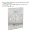 AOWINHIT Stainless Steel Waterproof Door Exit Switch Release Button Access