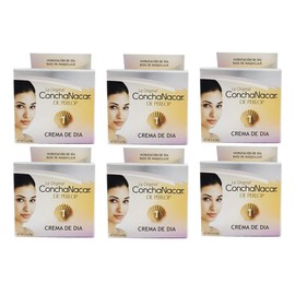 ConchaNacar De Perlop Day Cream #1. Daily Skin Moisturizer and Make-Up Base. With Natural Ingredients. 2 Oz / 56 g. Pack of 6