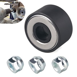 MOXRUQ 1 Set Wheel Stud Installer Tool, M12x1.25 M12x1.5 M14x1.5 Iron Lug Stud Installer Tool with 3/4" Hex Wheel Lug Nuts, Universal 22800 Stud Installer for Most Cars and Light-Duty Trucks (Black)