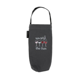 Pavilion Gift Company- Uncork The Fun - Bottle Bag Wine Bottle Wine Lover Friend Best Friend Best Gift Vineyard