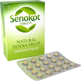 Senokot 7.5mg Tablets, Gentle Constipation Relief, Laxative, Adults, Natural Senna, 20 Tablets