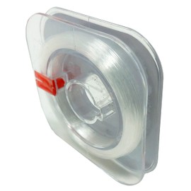 CARP ON - 20m Spool of Stiff Mono Fishing Clear HookLink (Breaking Strain 15lb) Abrasion Resistant Anti Tangle - For Making Fishing Hook Link Rigs (1 spool of 15lb / 0.43mm) [13-1052015]