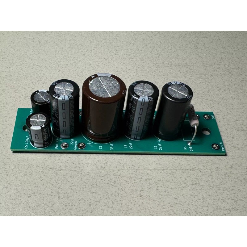 DYNACO MKIII Tube Amplifier Power Supply Capacitor Board. Not assembled.