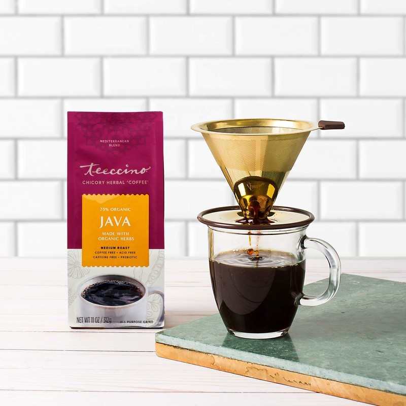 Teeccino Java Chicory Coffee Alternative - 11 Ounce - Ground