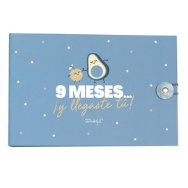 Mr. Wonderful WOA2313313ES Photo Album "9 meses... ¡y llegaste tú!" 23 cm Length, 15 cm Width, 3.5 cm Height