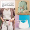 sourcing map Braided Leather Rope Keychain Ropes Bag Charm Car