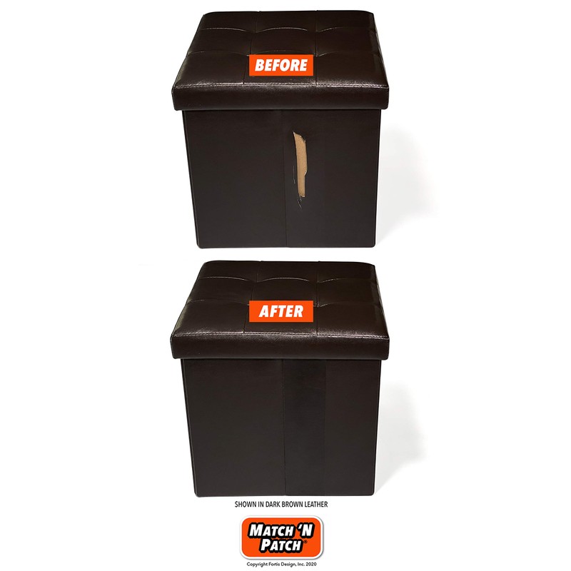 MATCH 'N PATCH Realistic Leather Repair Tape - Durable, Easy-to-Apply,