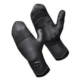 O'Neill Psycho Tech 5mm Mittens, Black, Medium