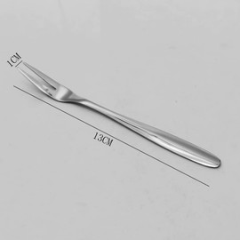 10 pcs stainless steel dessert forks or fruit forks for birthday parties, family gatherings, dinner parties, family daily use.