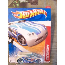 Hot Wheels 2011 Thrill Racers Ice Technitium on Green Lantern Card