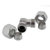 Angle Cutting Ring Fitting 12 L Galvanised Steel 90° Screw