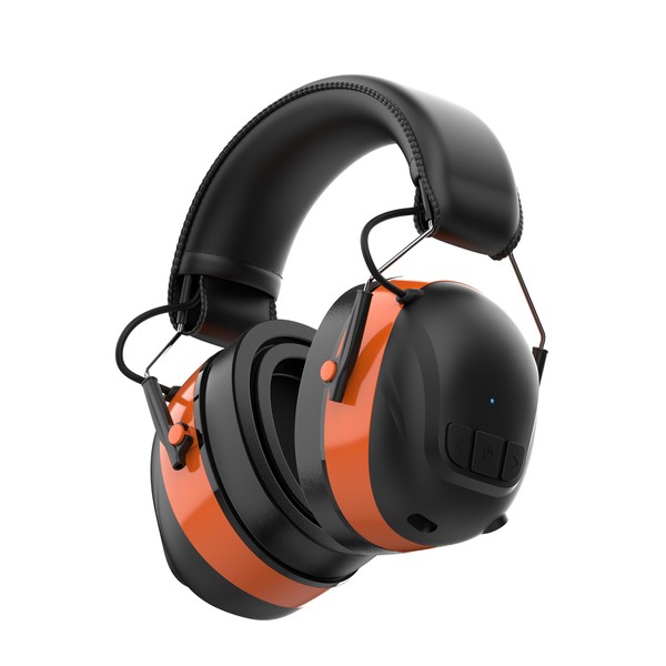 Qozybuds Gel Cushions Ear Muffs, Bluetooth 5.4 Hearing Protection Headphones