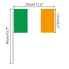 Lizzy 2 x Ireland Hand Flag (29cm x 17cm) with